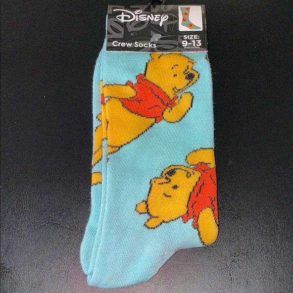 Disney Accessories - NWT Disney Winnie the Pooh crew socks
